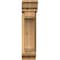 Ekena Millwork Legacy Traditional Rough Sawn Bracket w/ Offset Brace, Western Red Cedar, 6"W x 16"D x 24"H BKT0604X16X24LEC01RWR - alternate 4